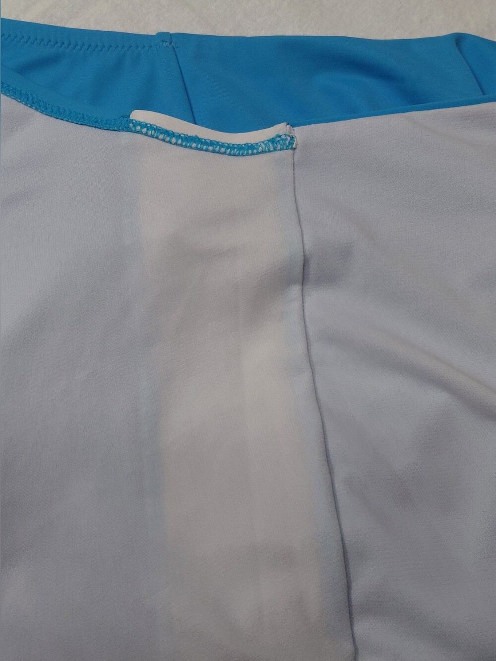 High-Waist Women’s Bikini Bottoms in Bright Blue - Picture 14 of 16